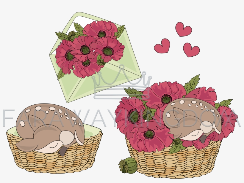 Deer Baby Cartoon Animal Vector Illustration Set - Chocolote Cosmos, transparent png