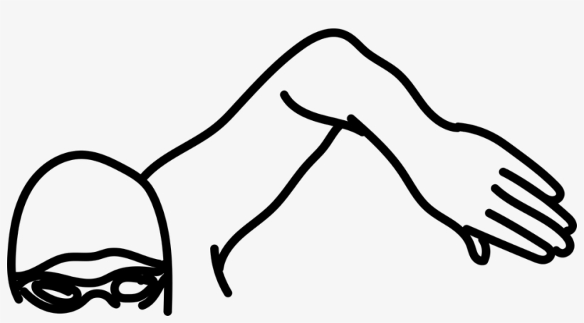 Swimming Drawing, transparent png