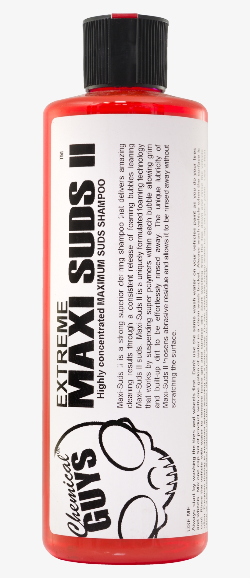 Maxi-suds Ii Super Suds Car Wash - Chemical Guys Extreme Maxi Suds Ii, transparent png