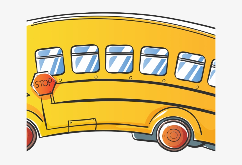Bus Clipart Beach - School Bus * .png, transparent png