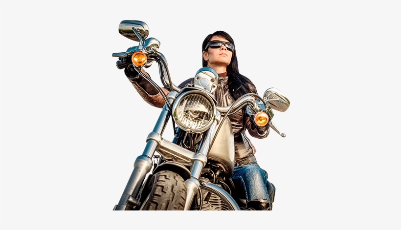 Titlebucks Motorcycle Title Pawns - Woman On Motorcycle Photography, transparent png