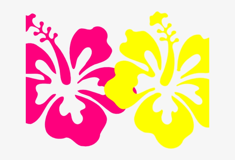 Hibiscus Clipart Yellow - Clip Art Hibiscus Clipart, transparent png