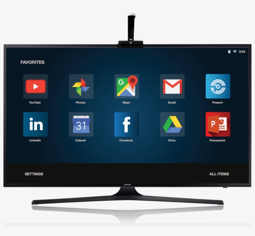 Now Any Television From 20” To 65” Can Be A Giant Android - Facebook Buttons, transparent png
