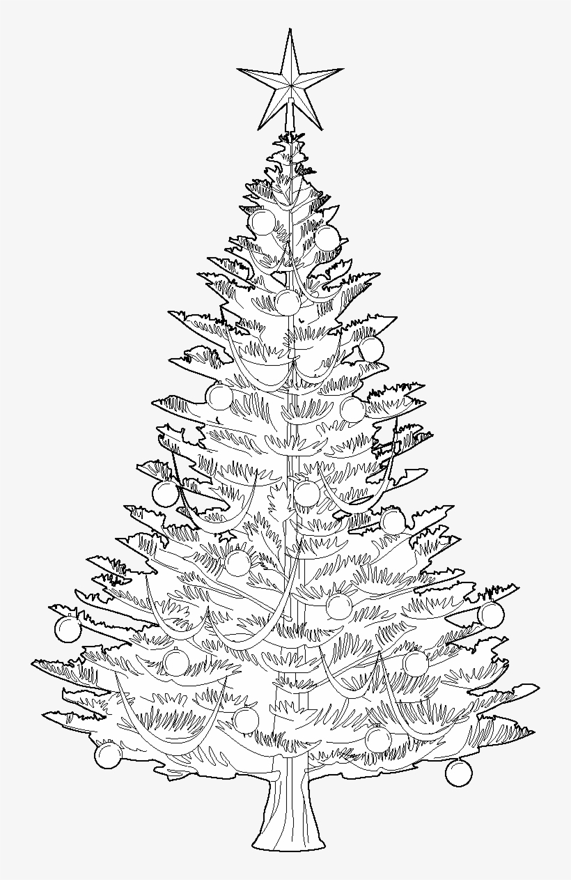 A Dashing Dwg Christmas Tree Vector Trees - Christmas Tree, transparent png