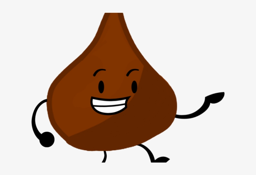Kissing Clipart Hershey Kisses - Cartoon Hershey Kiss, transparent png