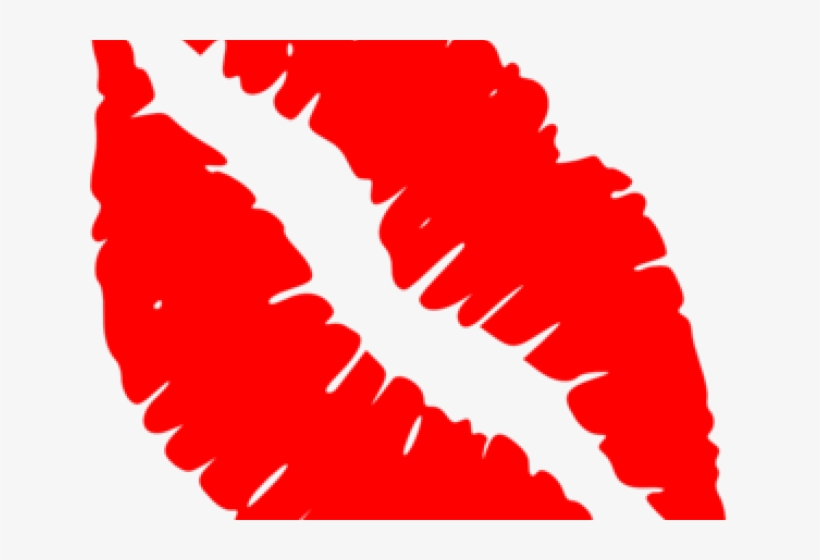 Lipstick Clipart Hershey Kiss - Lips Clip Art, transparent png