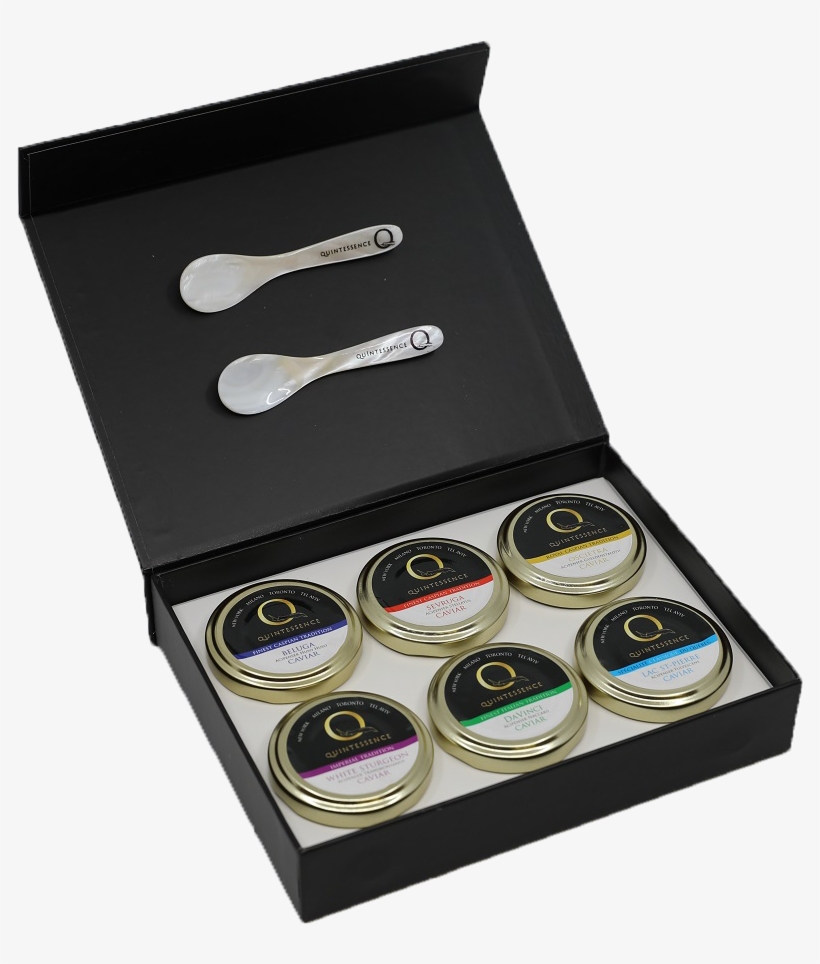 Caviar Connoisseur Gift Set 6x28g - Box, transparent png