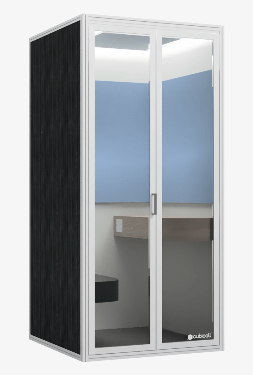A Modern Sized Phone Booth Accommodating Up To Two - Cupboard, transparent png