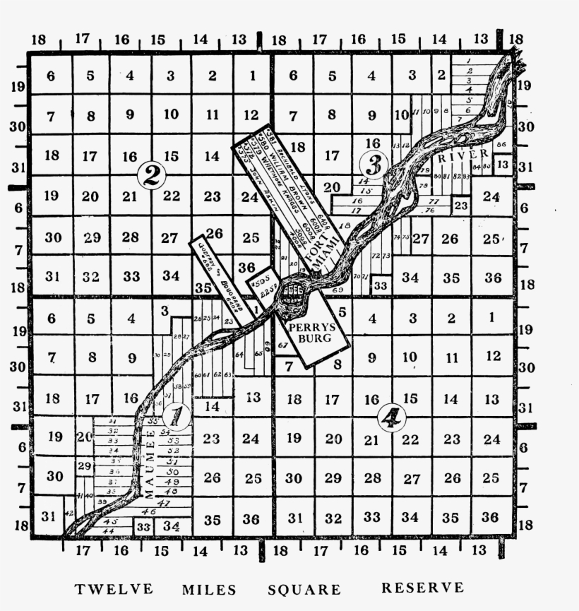 Twelve Mile Square Reserve - 4 Chart, transparent png