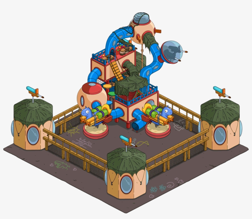 Mega Playscape - Simpsons Tapped Out Mega Playscape, transparent png