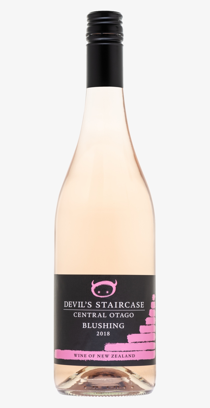 2018 Devil's Staircase 'blushing' - Glass Bottle, transparent png