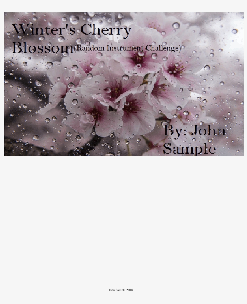 Winter's Cherry Blossom *wip* - Cherry Blossom, transparent png