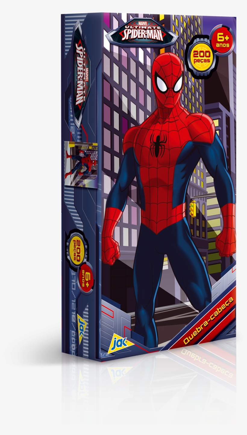 Zoom - Quebra Cabeça Homem Aranha 200 Peças, transparent png