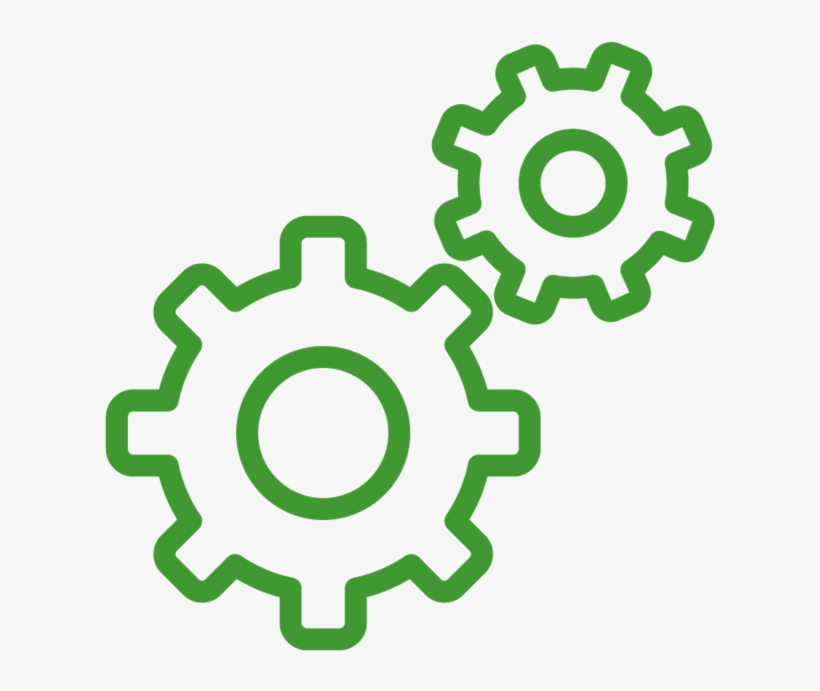 Icon-gears - Sale Management Icon Png, transparent png