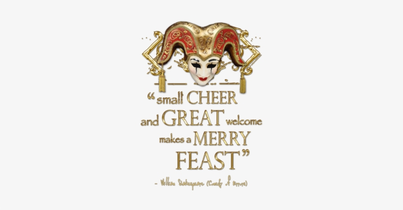 Shakespeare Comedy Of Errors Feast Quote T-shirt - Poster, transparent png