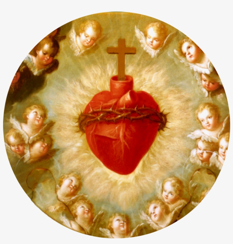 Act-icono - Gorejące Serce Jezusa, transparent png