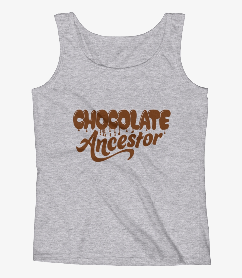 Dripping Chocolate Ancestor Ladies' Tank - Active Tank, transparent png