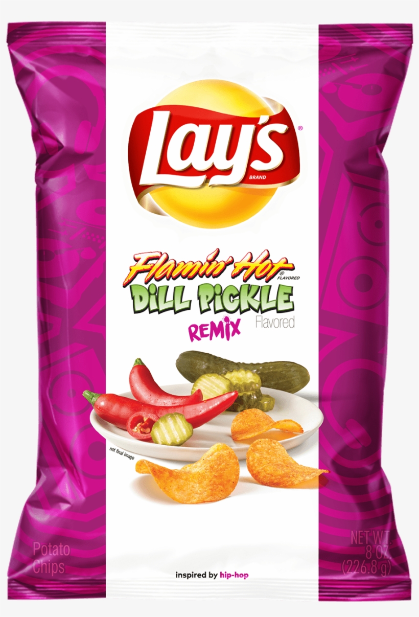 Lay's Is Releasing Flamin' Hot Dill Pickle Potato Chips - Lays Potato Chips, transparent png