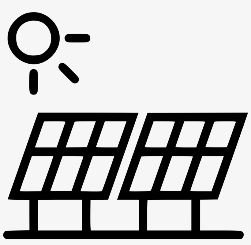 Solar Panel Sun Energy Eco Comments - Solar Panel Icon Png, transparent png