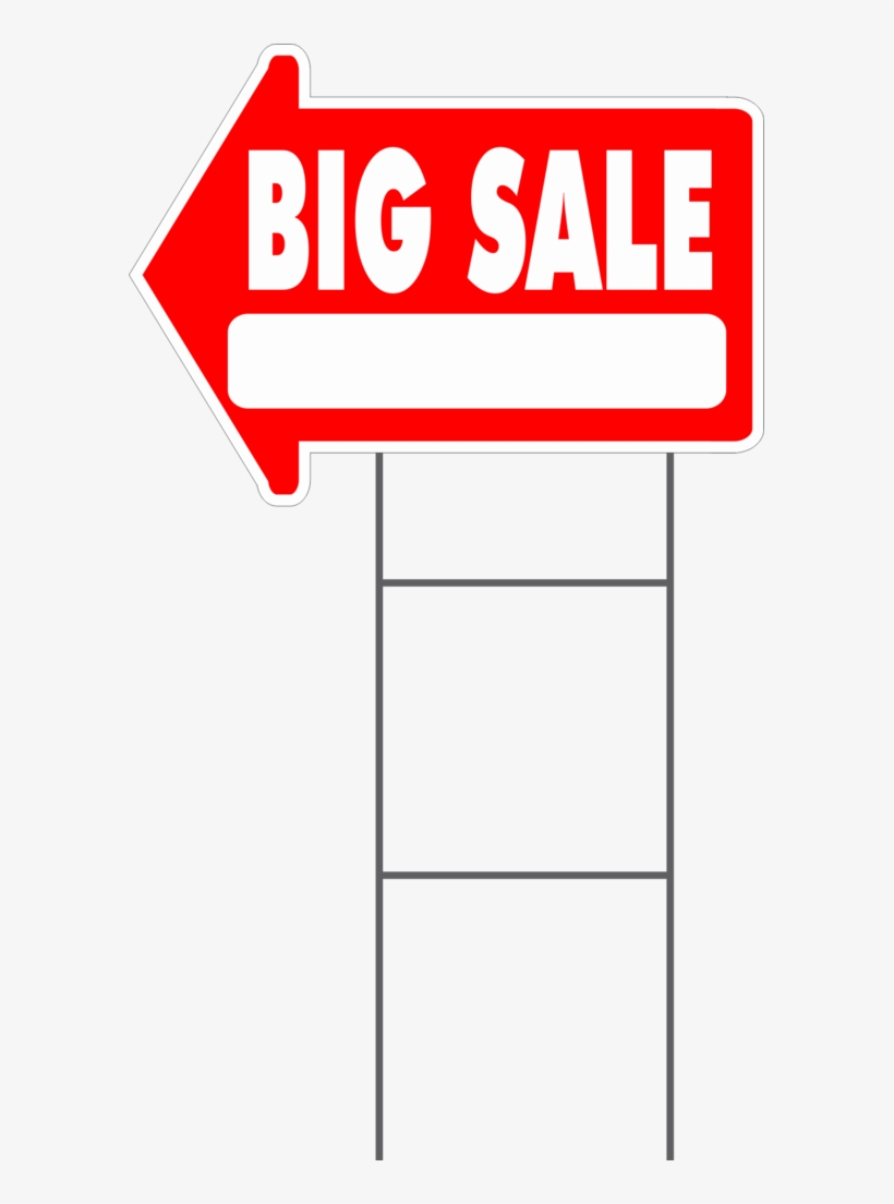 Black And White Free Clipart Yard Sale - Sign, transparent png