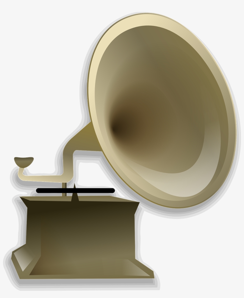 Gramophone Vector, transparent png