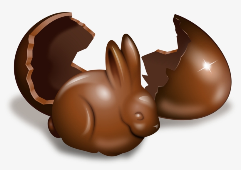 2fqm8uwqxd Hatched Chocolate Easter Bunny - Chocolate Broken Png, transparent png