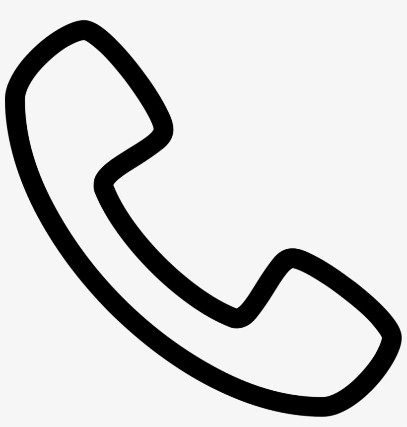 Phone Handset Svg Png Icon Free Download 427386 Black - Clip Art Phone Handset, transparent png