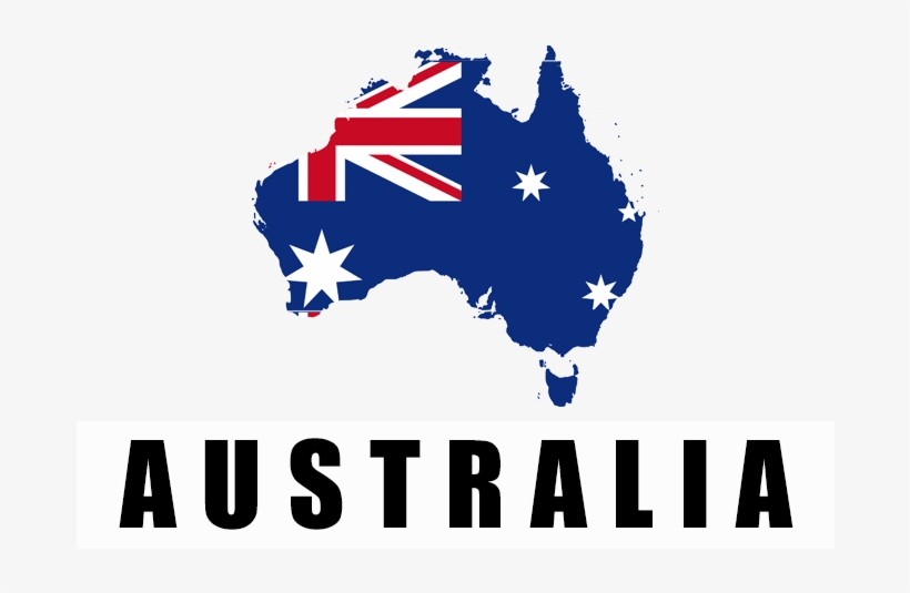 A Menudo Se Piensa Sólo En Las Playas Vírgenes, Pero - Australia With Australian Flag, transparent png