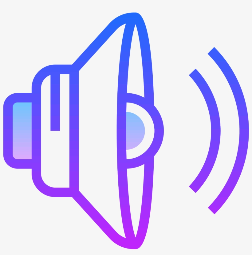 The Main Part Of The Logo Is Made Of Two Connected - Volume Icon, transparent png