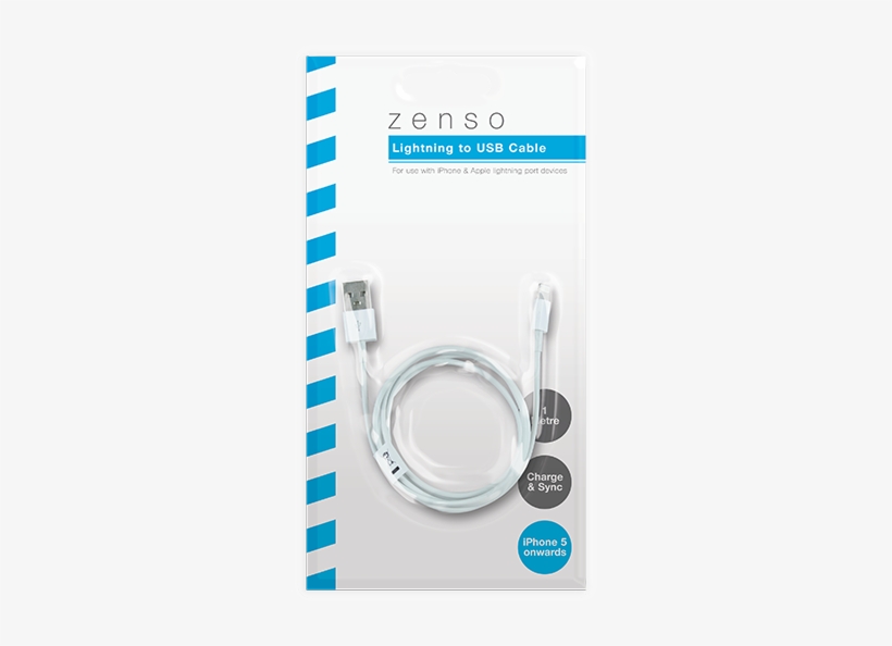 Iphone Charger Genuine Vibe Lightening Cable - Usb Cable, transparent png