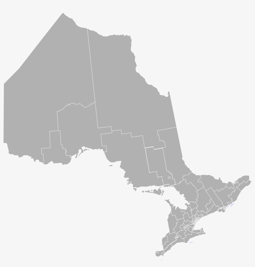 Ontario Map Clipart Ontario Map Clipart Ontario Map - Ontario Electoral District Map, transparent png
