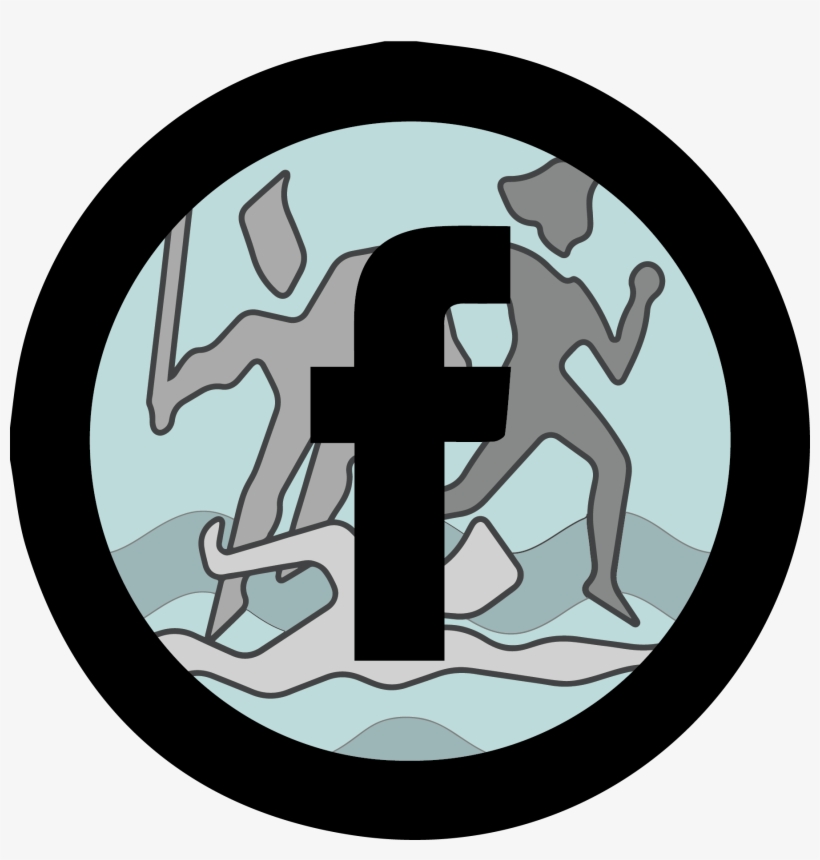 Facebook Icon Maroon Png - Emblem, transparent png