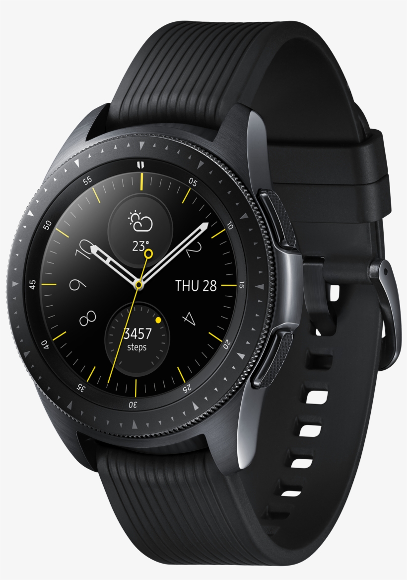 Lataa Tiedosto - Samsung Galaxy Watch 42mm Midnight Black, transparent png