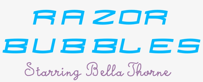 Razor Bubbles Logo - Poster, transparent png