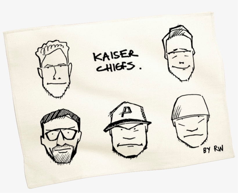 'cartoon Faces' Tea Towel - Sketch, transparent png