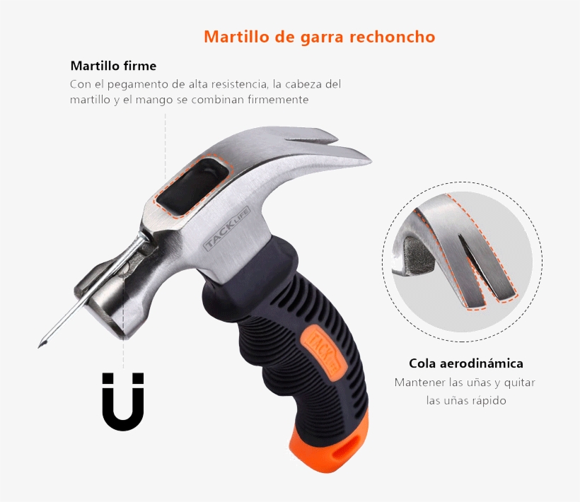 Martillo Para Carpintero Y Trabajar La Madera - Hammer, transparent png
