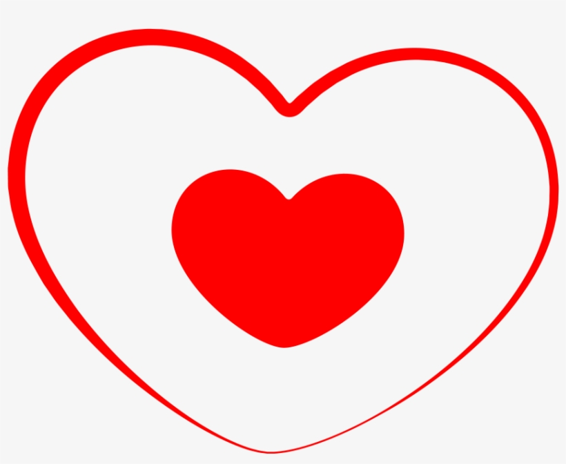 Outline Heart Png Transparent - Heart, transparent png