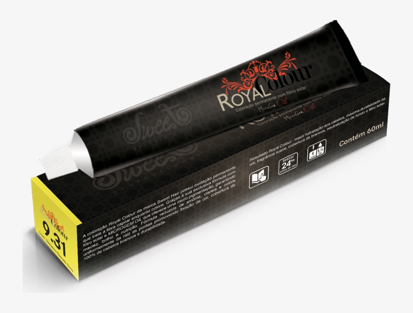 Coloração Sweet Hair Royal Colour - Tinta Sweet, transparent png