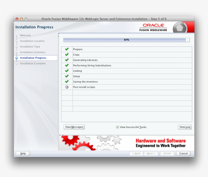 Once The Installation Is Completed, You'll See The - Jdeveloper Linux, transparent png