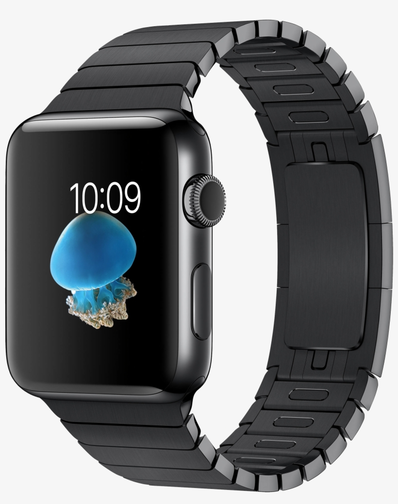 Download - Apple Watch Series 2 38mm Space Black Stainless Steel, transparent png