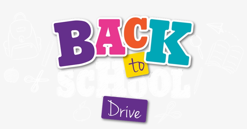 Back To School Drive Title, transparent png