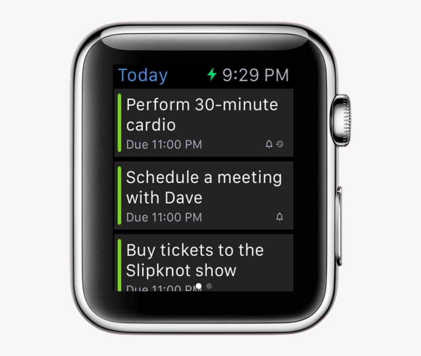You Can Open Any Task, See Its Details And Mark It - Gym Routine Apple Watch, transparent png