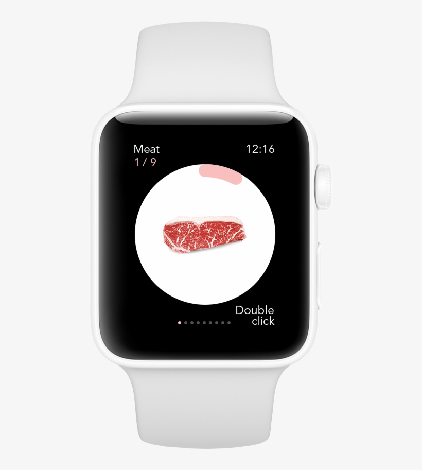 I, Steak - Analog Watch, transparent png