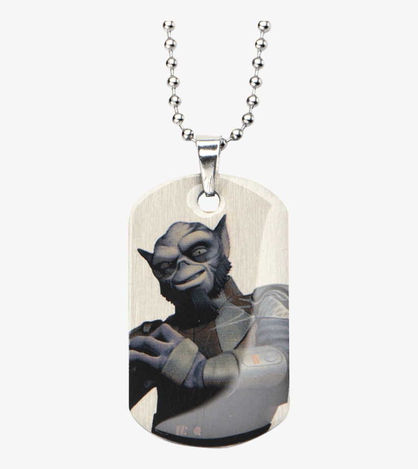 Star Wars Rebels Zeb Kids Dog Tag Necklace - Star Wars Clon Wars Species, transparent png