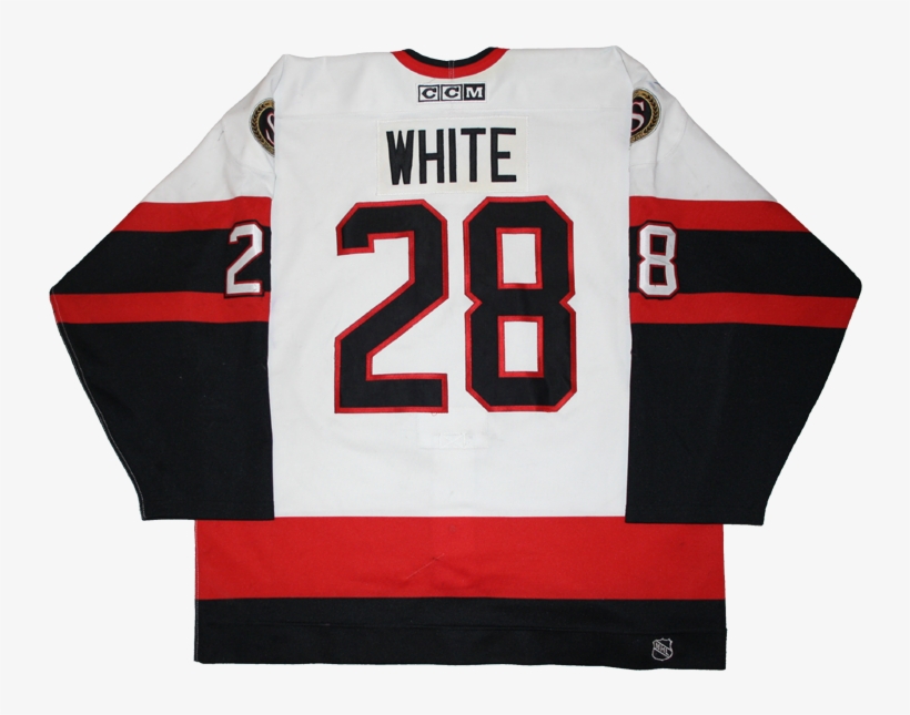 2001-02 Todd White Ottawa Senators Game Worn Jersey - Ottawa Senators Game Worn Jersey Phillips, transparent png