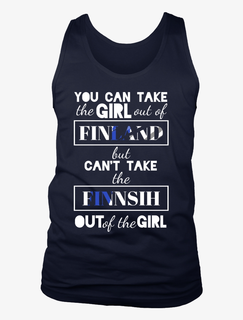 Finnish American Girl, Finland Funny Men's Tank - Mens Tank Top, transparent png