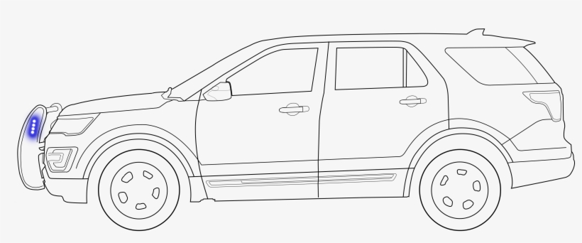 Car Outline-ds - Sport Utility Vehicle, transparent png