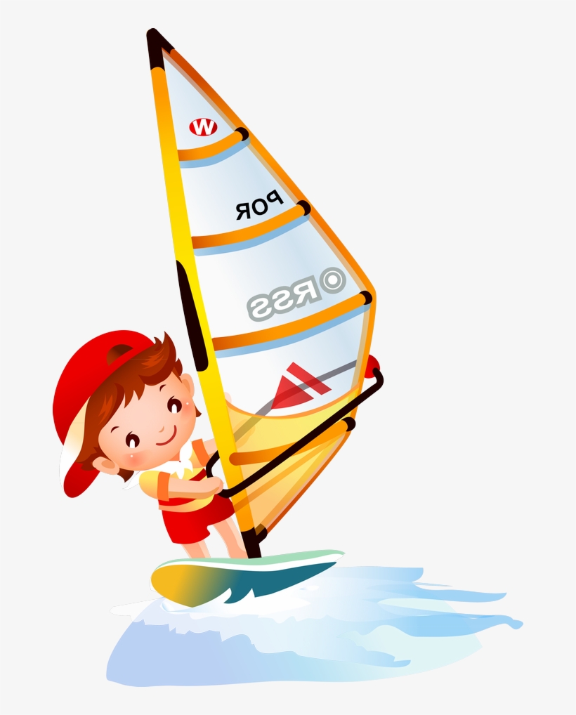 01 - Windsurf Clipart Png, transparent png