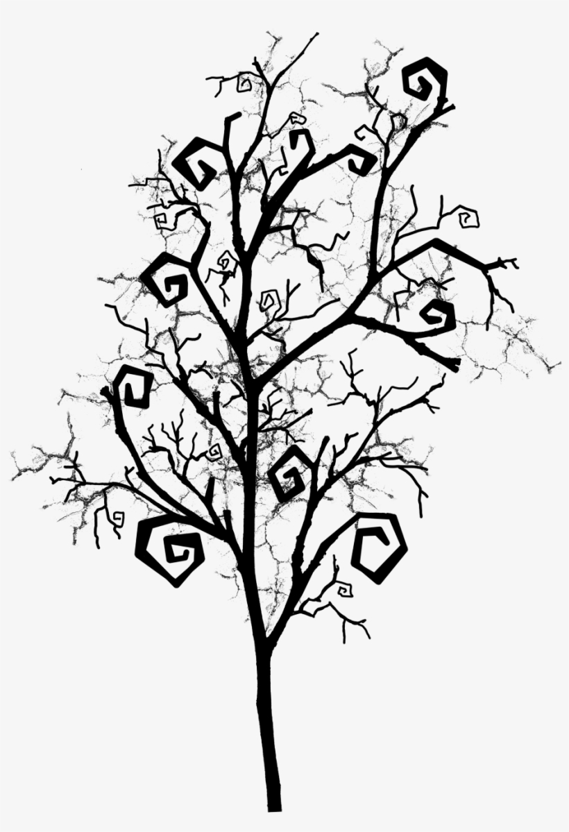 Spooky Sticker - Horror Tree Png, transparent png
