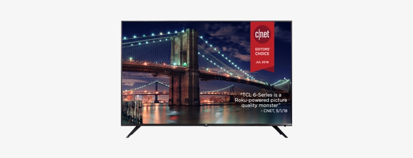 Tcl 65r617 65" Class 6-series 4k Ultrahd Dolby Vision - Hdr, transparent png